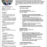 Marketing Manager Resume Template