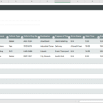 Vehicle Booking Sheet Template for Excel