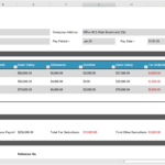 Payroll Register & Salary Sheet