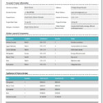 Small Family Kitchen Design Planning Sheet