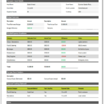 Summer Party Budget Sheet