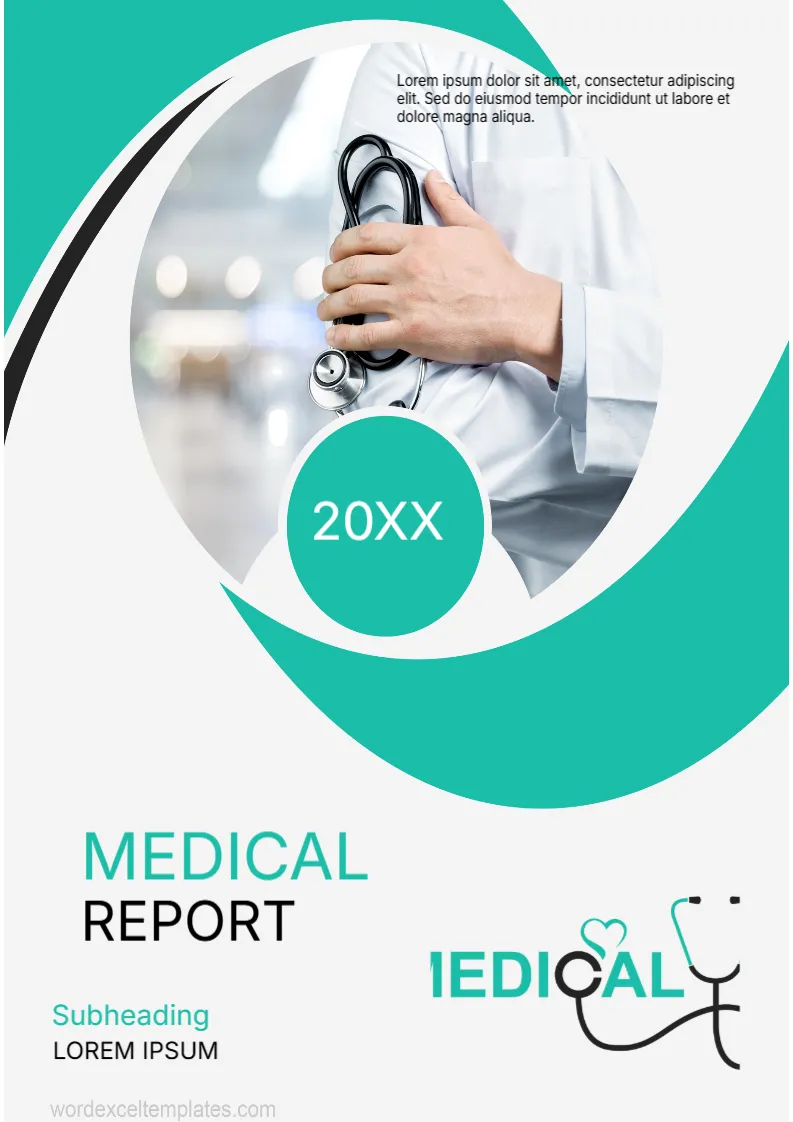 Medical Report Cover Page -EDIT