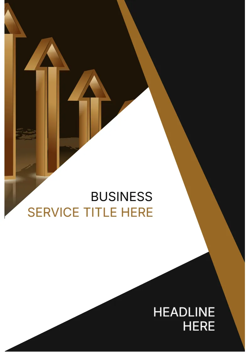Report Cover Page Template -Editor