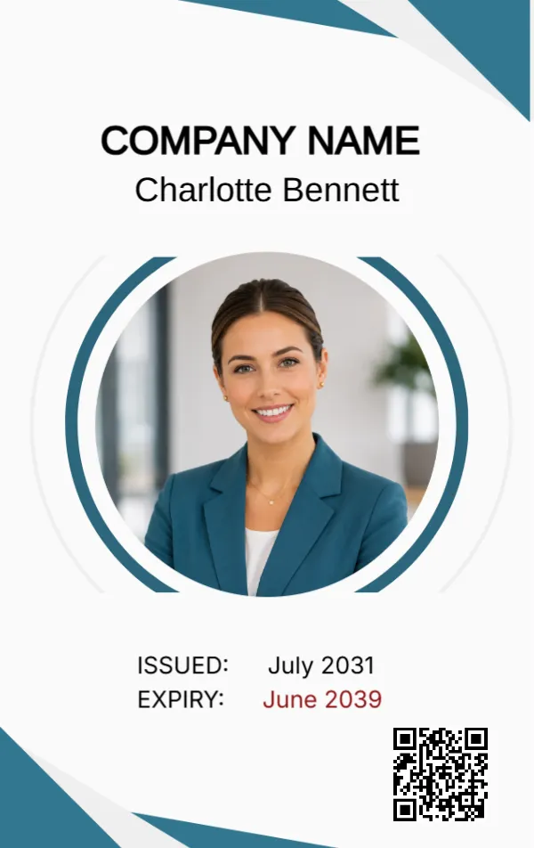 Corporate Employee Photo ID Card
