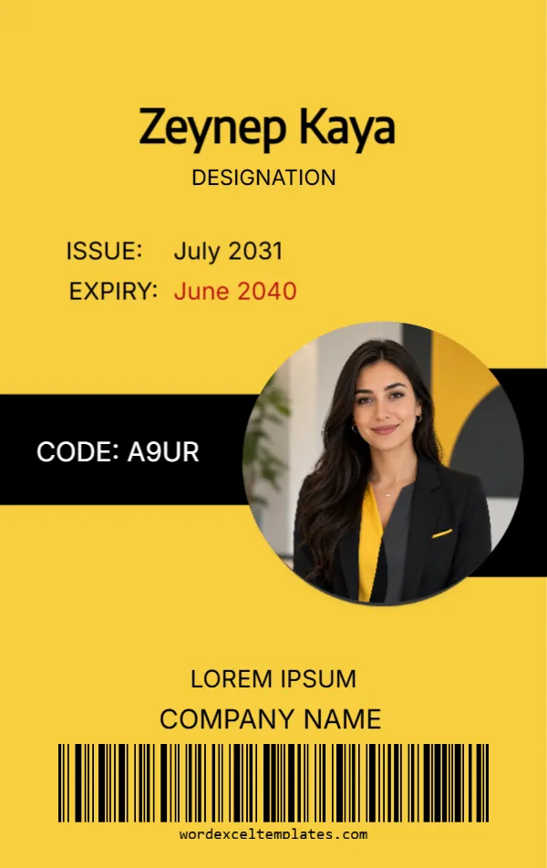 Corporate Employee Photo ID Card