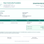 Donation Receipt Generator