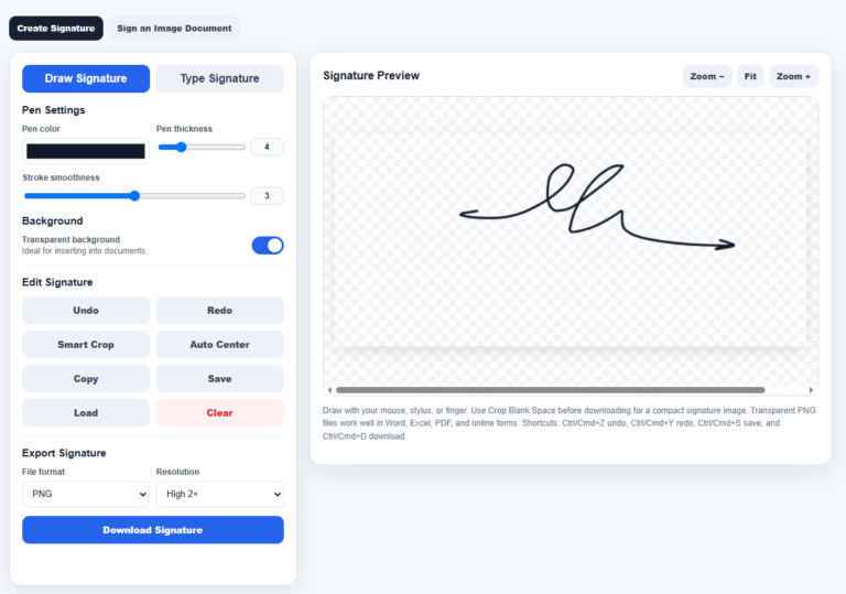 Online Signature Maker