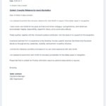 Character Reference Letter Template