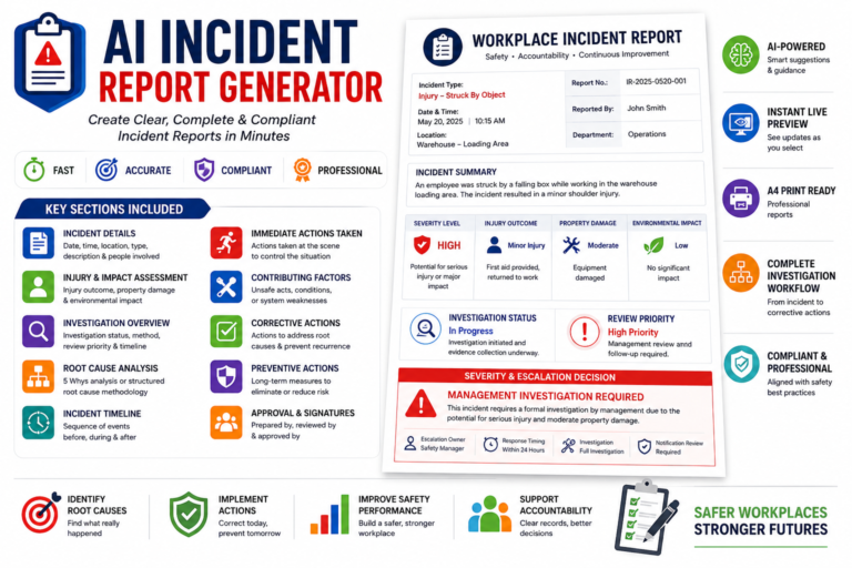 AI Incident Report Generator